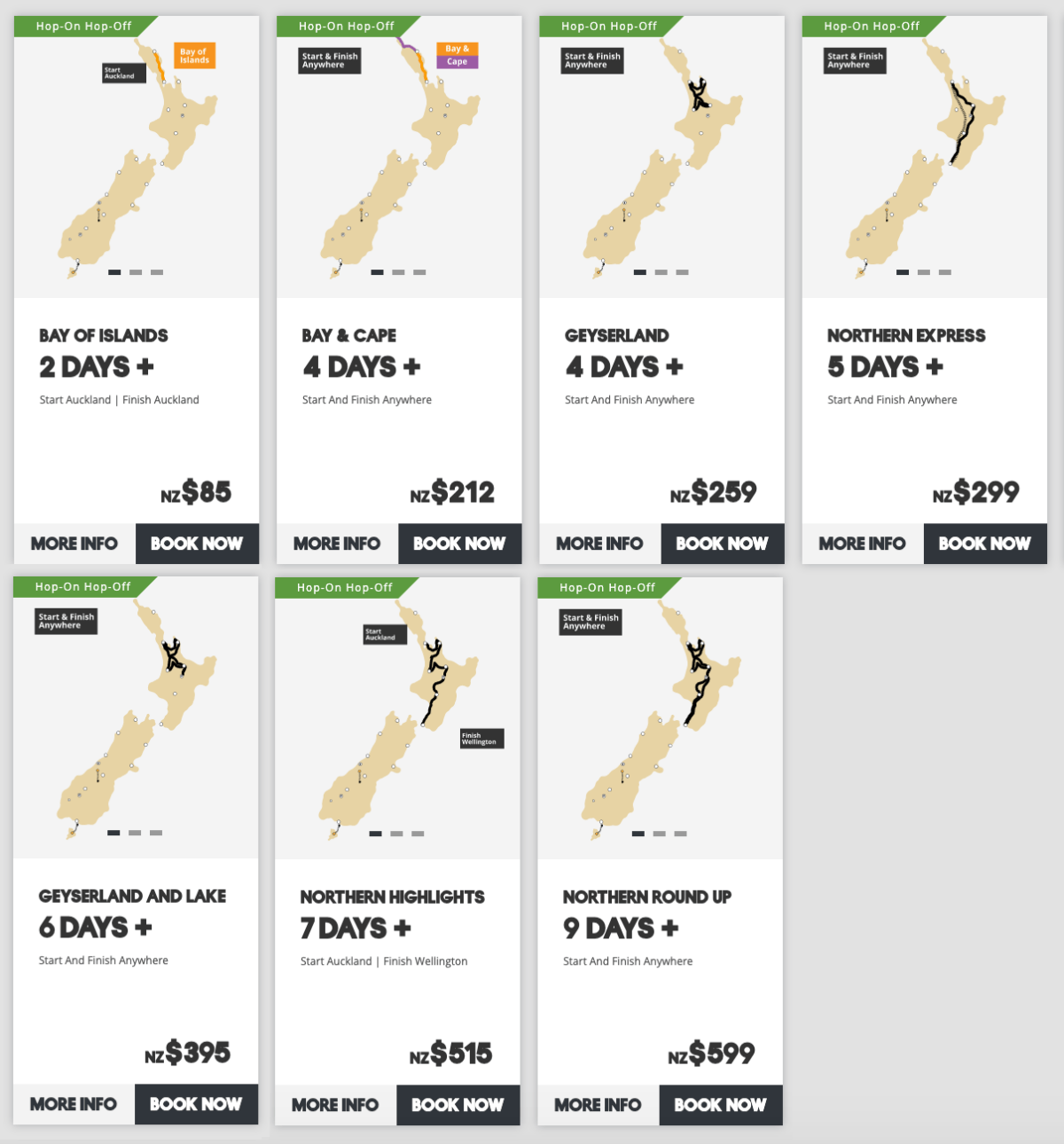 【紐西蘭不自駕自由行—交通篇】搭kiwi experience巴士經驗分享