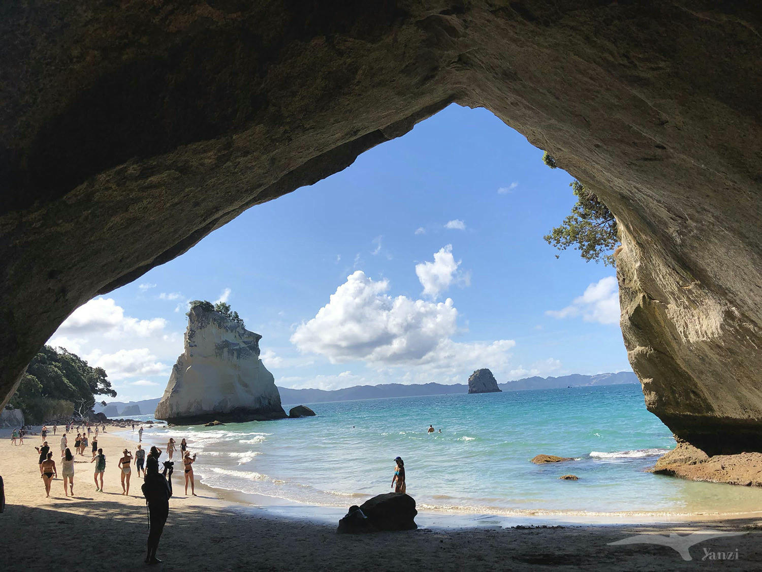 紐西蘭 納尼亞傳奇電影拍攝地 教堂灣 Ｎarnia Cathedral Cove, New Zealand