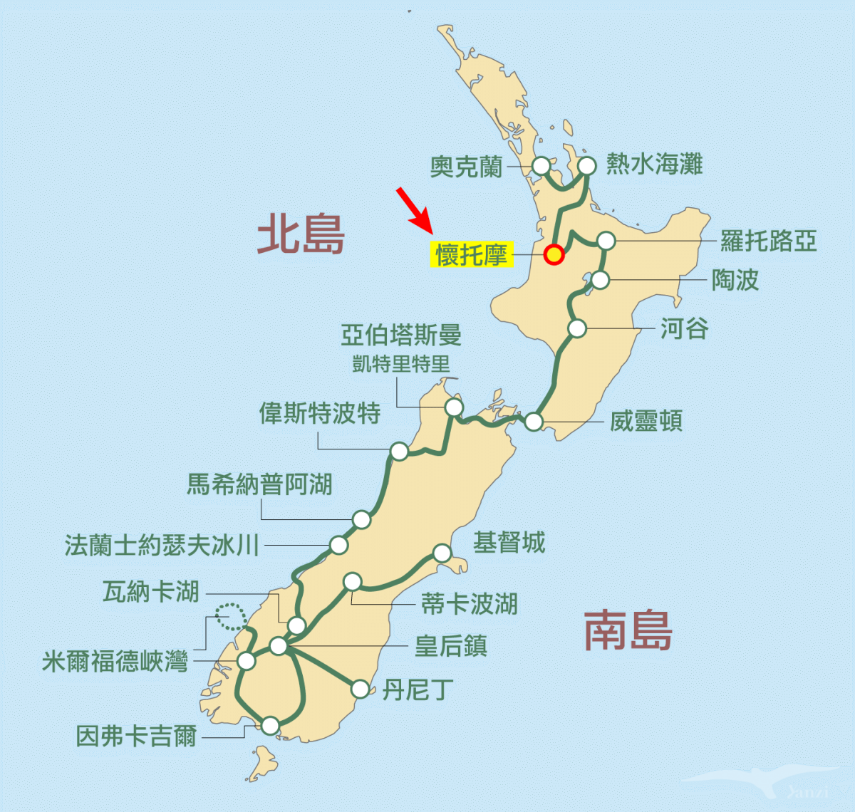 【紐西蘭D4上】Karangahake Gorge 金礦峽谷|吸收森林裡的芬多精 - 第1張圖 kiwi experience巴士路線 / hop-on hop-off bus passes 懷托摩