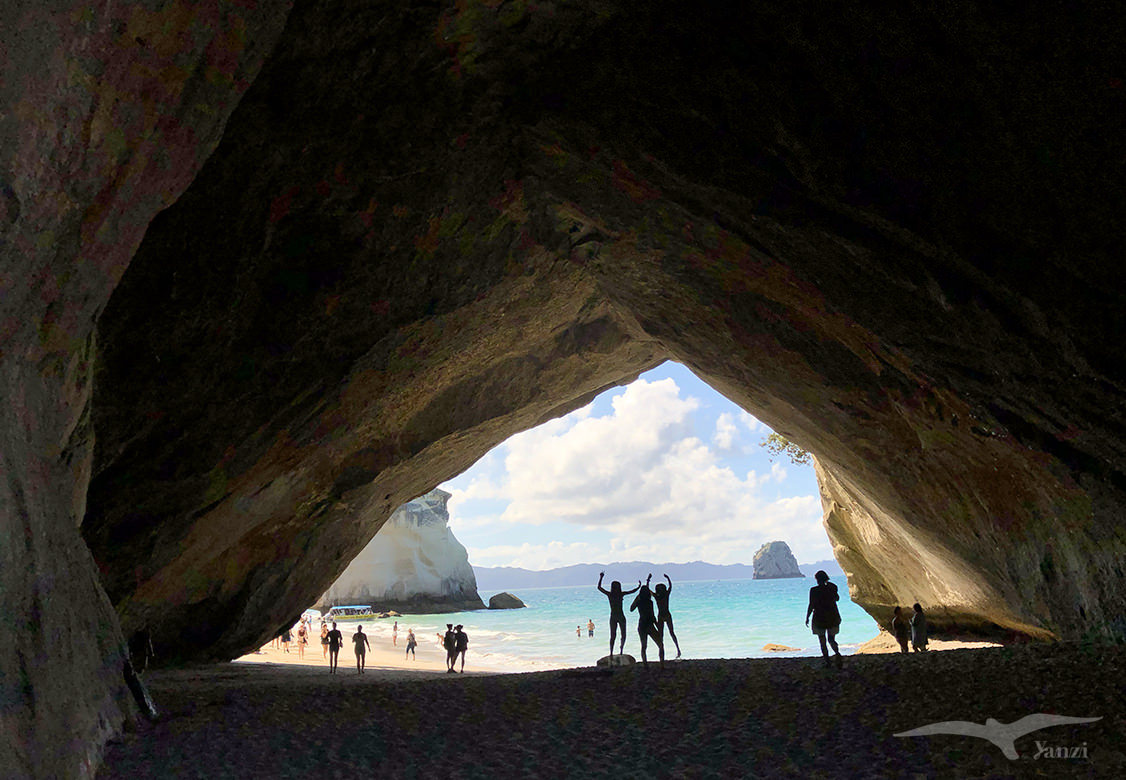 【紐西蘭D3下】教堂灣 Cathedral Cove|納尼亞傳奇拍攝地 - 第13張圖