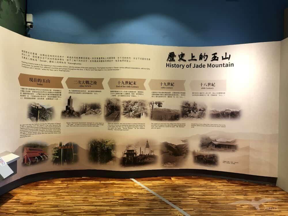 新中橫公路 塔塔加遊客中心 歷史上的玉山