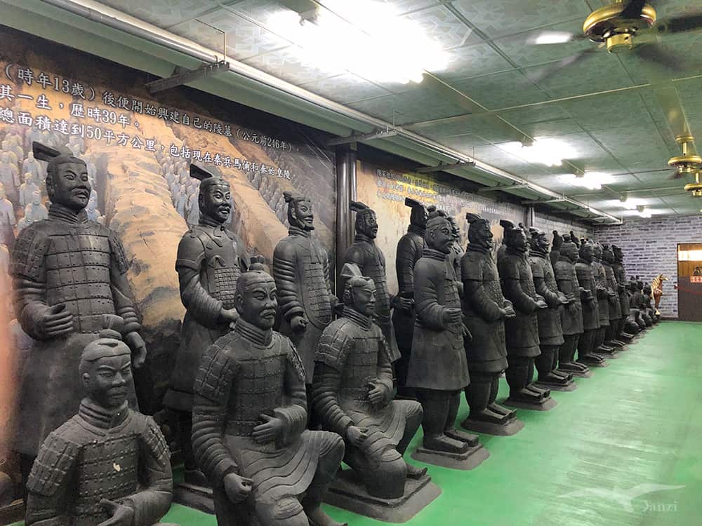 嘉義景點 白人牙膏觀光工廠 秦始皇兵馬俑