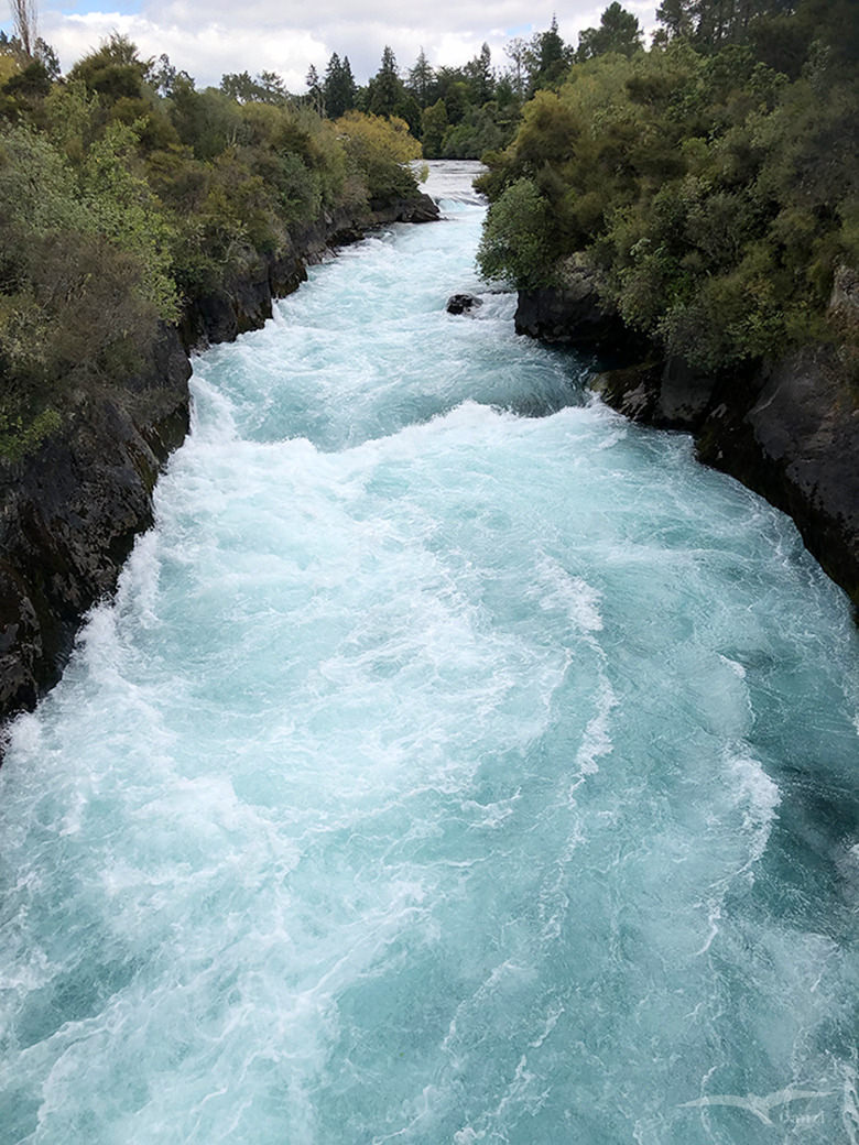 陶波Taupo胡卡瀑布 Huka Falls