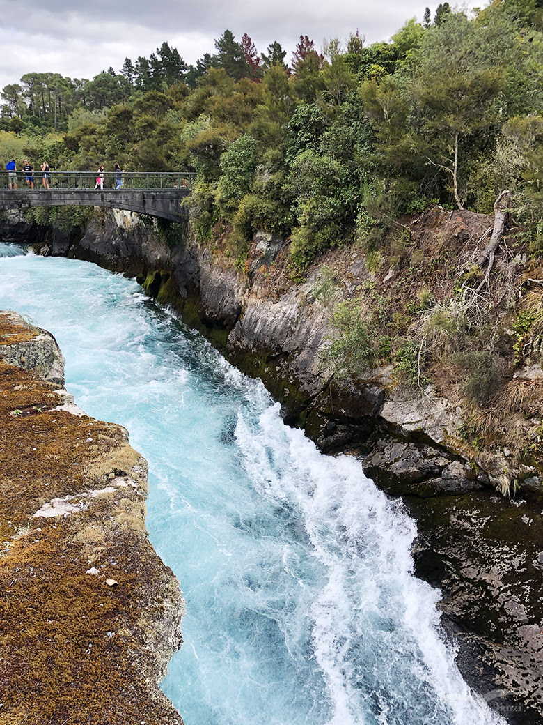 陶波Taupo胡卡瀑布 Huka Falls