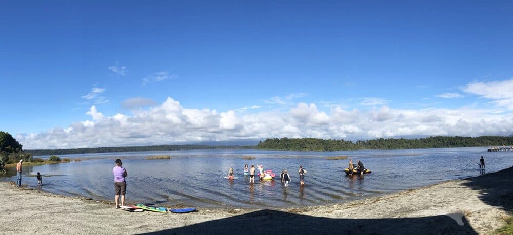 紐西蘭南島 馬希納普阿湖 Lake Mahinapua