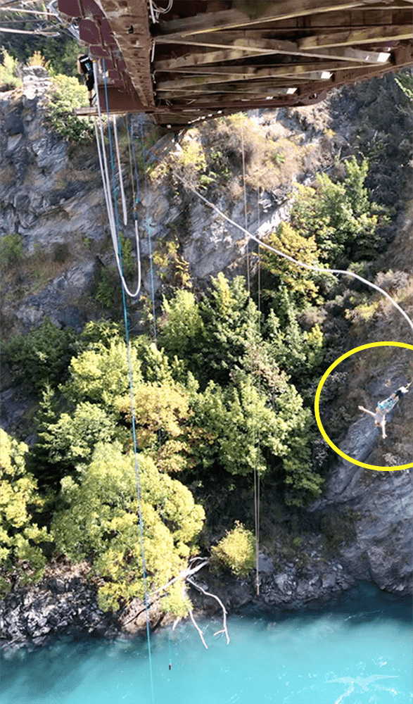 皇后鎮Queenstown 高空彈跳Kawarau Bridge Bungy