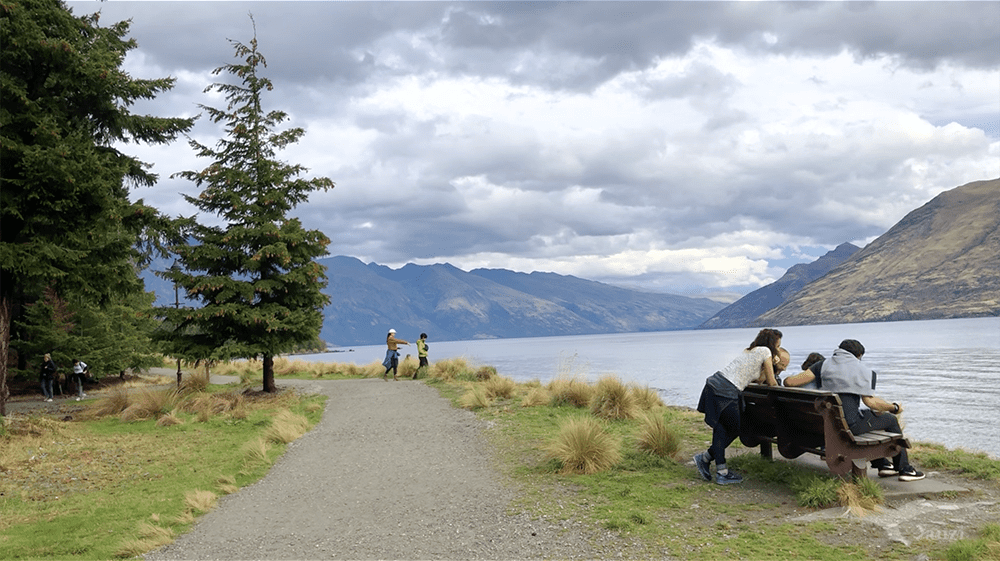 【紐西蘭D20-21】皇后鎮花園Queenstown Gardens｜雨後漫步