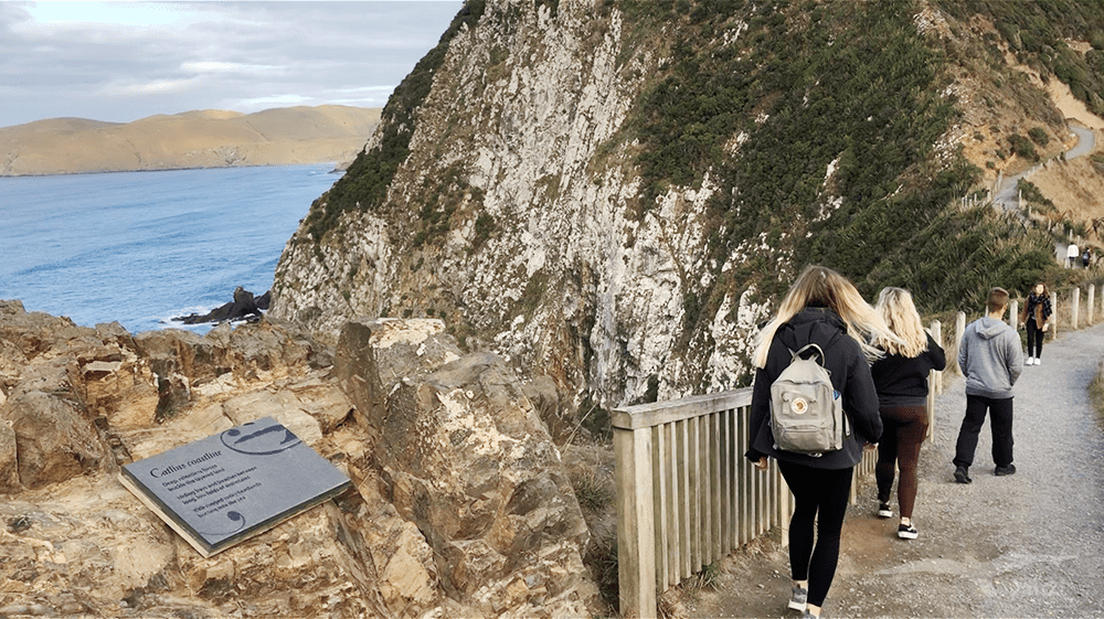 【紐西蘭D24上】因弗卡吉爾Invercargill景點｜燈塔步道+瀑布步道