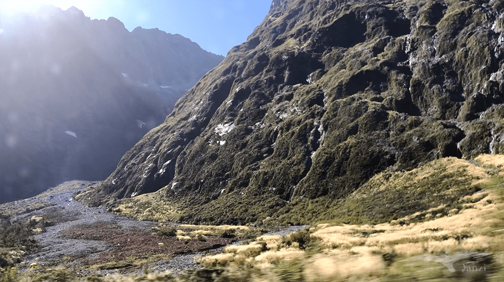 【紐西蘭D25上】蒂阿腦Te Anau～米爾福德峽灣｜沿途公路美景