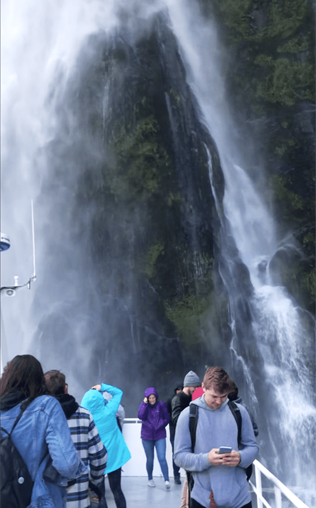 【紐西蘭D25下】米爾福德峽灣Milford Sound|探索世界八大奇景 - 第25張圖 米爾福德峽灣 Milford Sound 斯特林瀑布 Stirling Falls