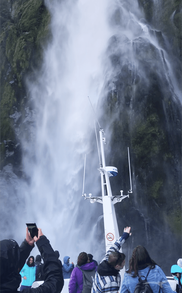 【紐西蘭D25下】米爾福德峽灣Milford Sound|探索世界八大奇景 - 第26張圖 米爾福德峽灣 Milford Sound 斯特林瀑布 Stirling Falls