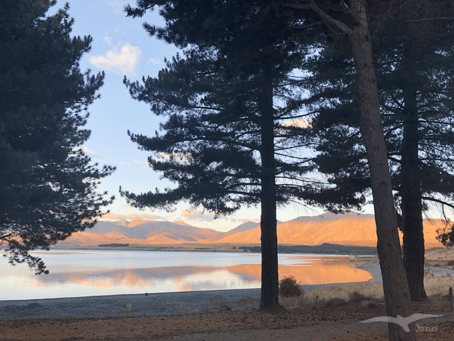 【紐西蘭D26下】蒂卡波湖Lake Tekapo+好牧羊人教堂|療癒美景 - 第89張圖 紐西蘭南島 蒂卡波湖 NZ Lake Tekapo 黃昏 橙紫色天空