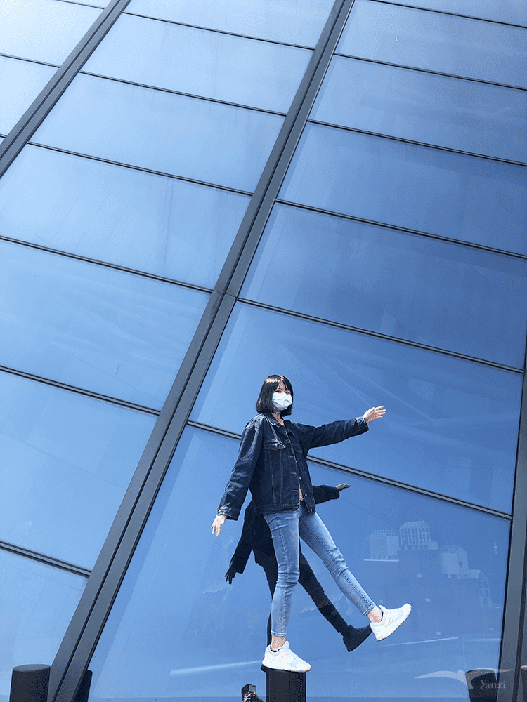 宜蘭頭城 蘭陽博物館 玻璃鏡面