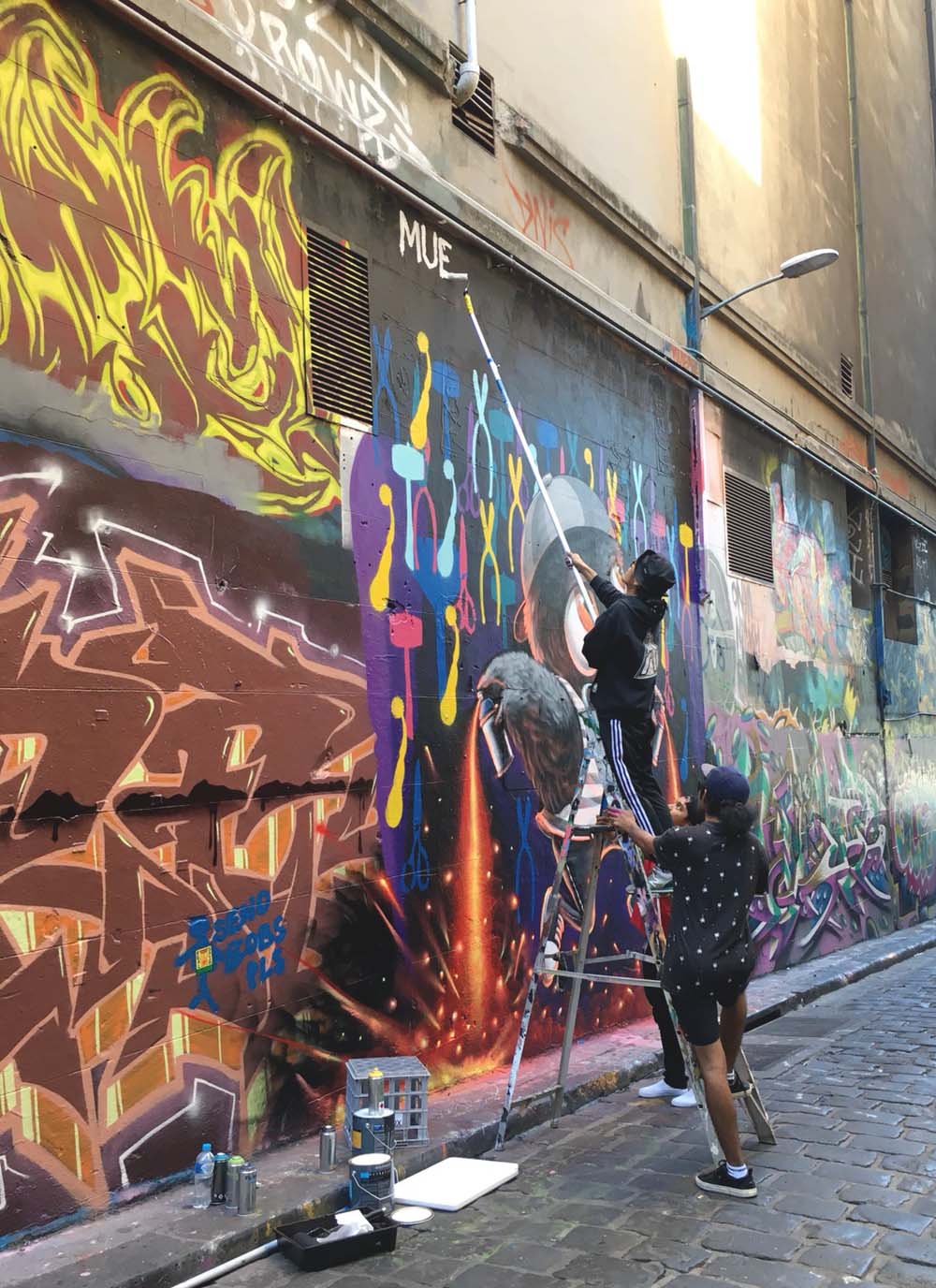 墨爾本 塗鴉街 Hosier Lane