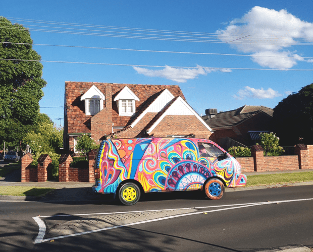 墨爾本 彩繪車