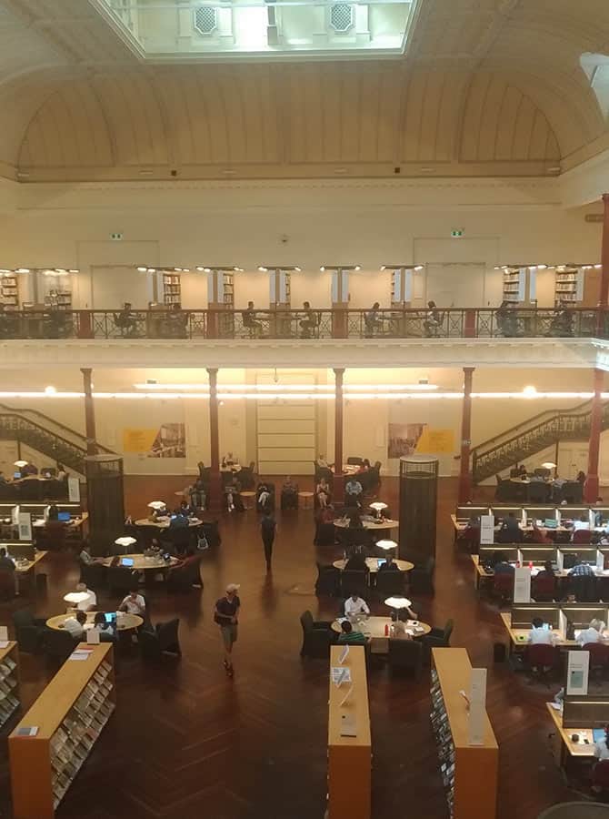 墨爾本 維多利亞圖書館 State Library of Victoria 閱覽室