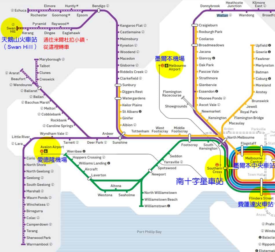 Sourhern Cross Map