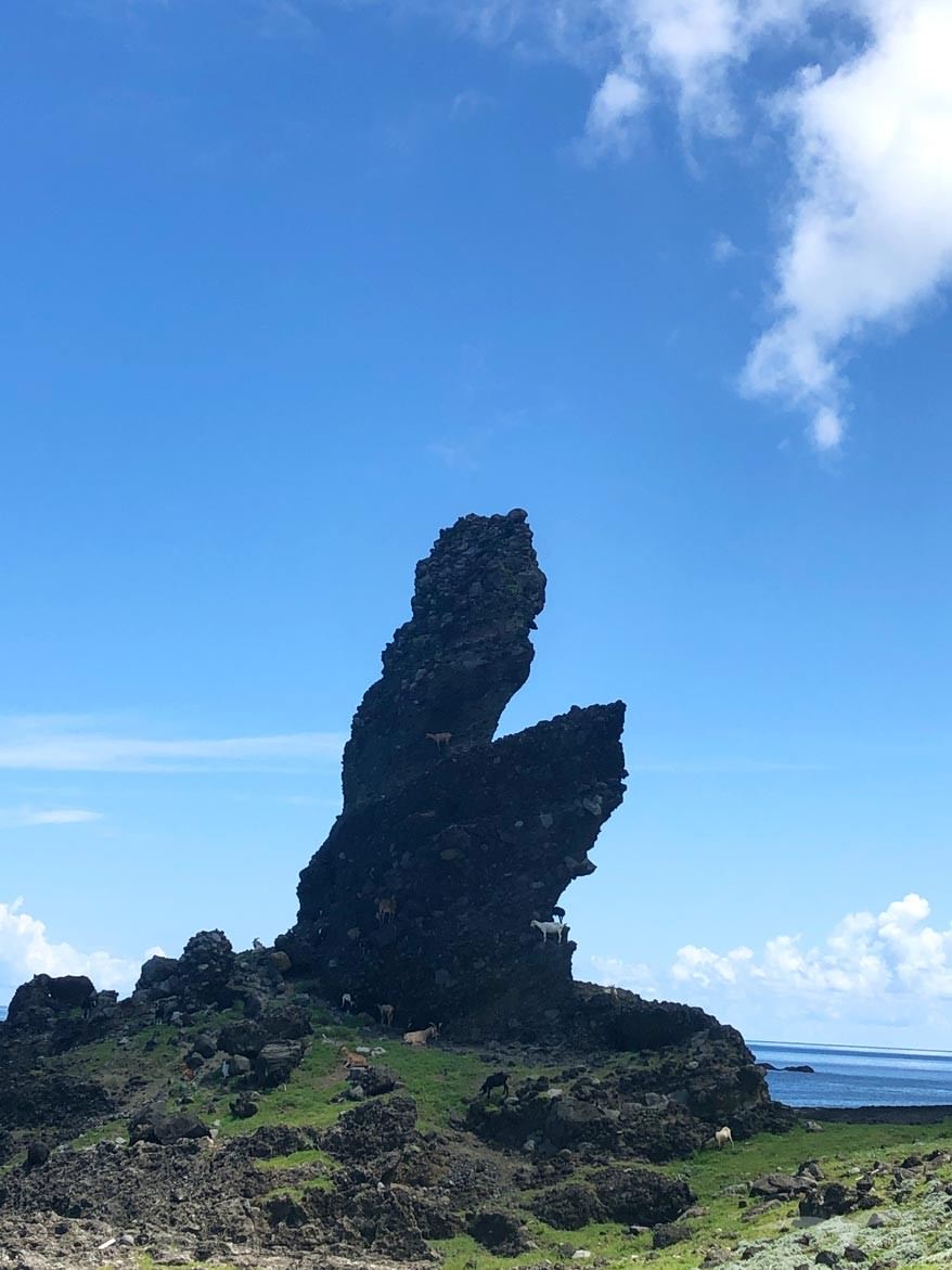 蘭嶼 鱷魚岩