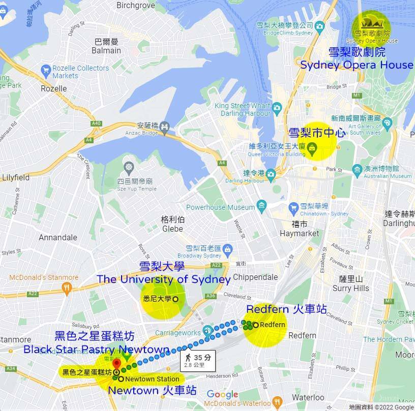 【雪梨D2-2】雪梨大學 The University of Sydney|青春校園 - 第1張圖 雪梨大學 The University of Sydney map