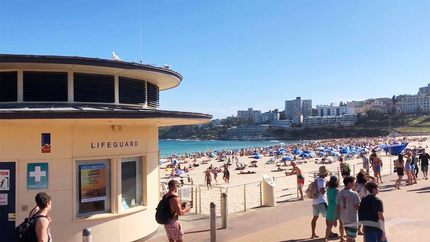 【雪梨D8】邦迪海灘 Bondi Beach｜陽光熱情健身猛男？