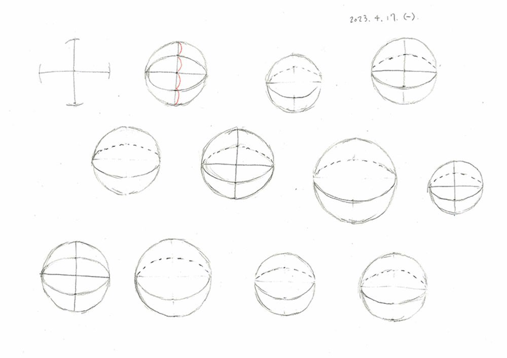 【素描】畫立體圖形：球體+圓柱體+酒杯｜自學畫畫#2