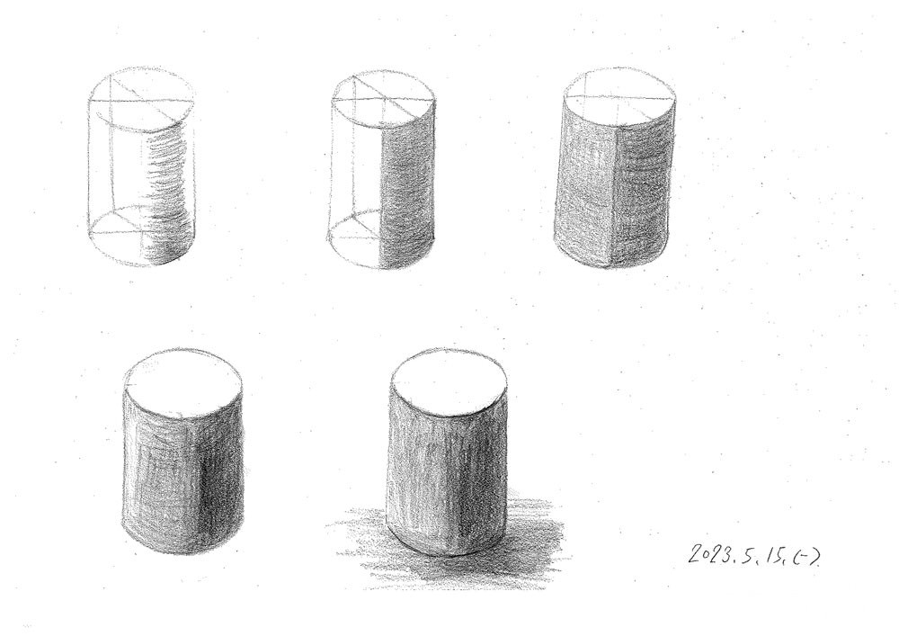 【素描明暗】光影練習：畫基礎立體圖形｜自學畫畫#7