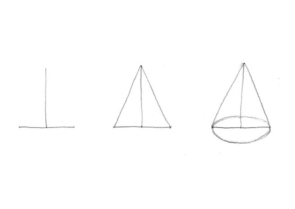 【素描上色】畫立體圖形的邊，加上遠近色階｜自學畫畫#4