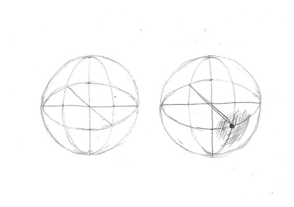 【素描上色】畫立體圖形的邊，加上遠近色階｜自學畫畫#4