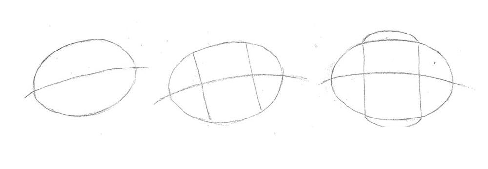 素描 麵包 畫畫步驟1