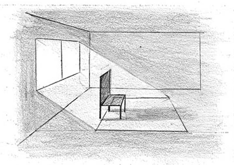 【素描光影】畫房間內+戶外風景的光影｜自學畫畫#10