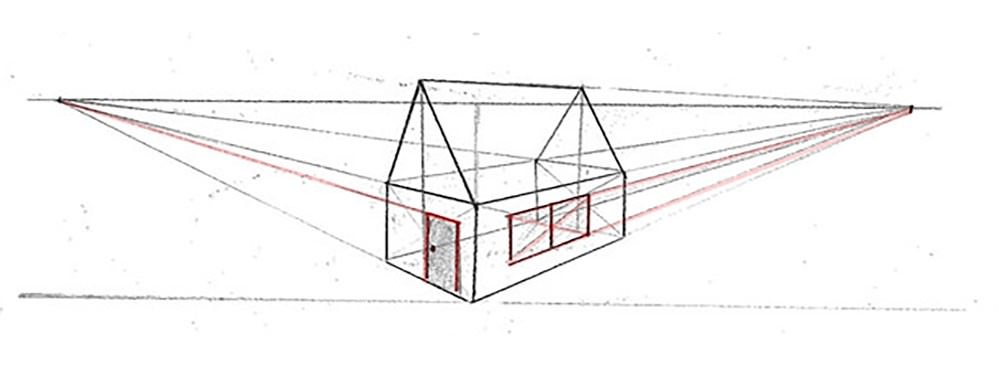 【素描光影】畫房間內+戶外風景的光影｜自學畫畫#10
