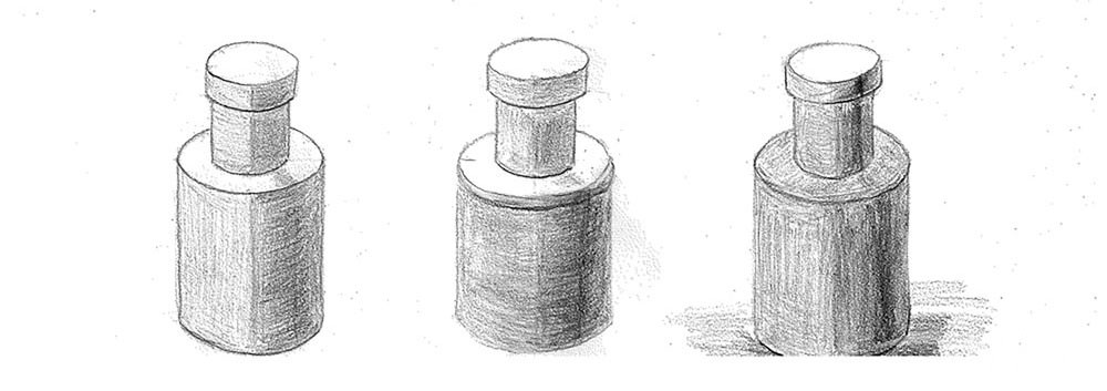 【素描明暗】畫瓶子+咖啡杯+雞蛋+蘋果｜自學畫畫#8