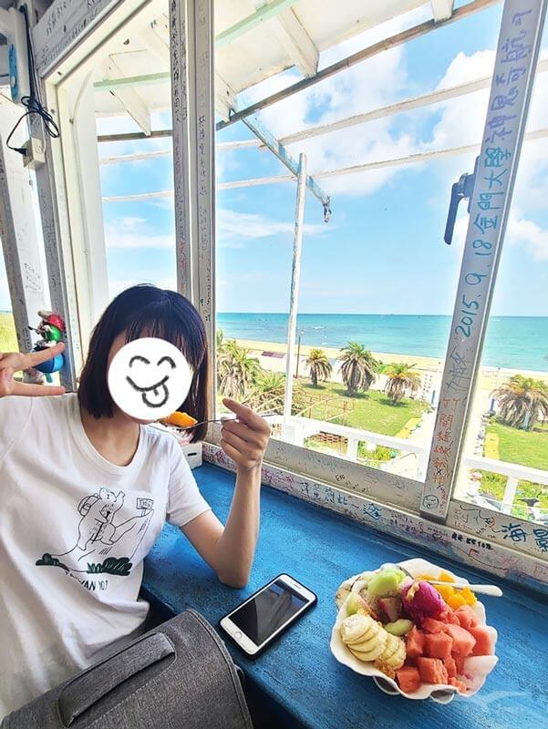 澎湖 吉貝島 香香冰店 綜合水果貝殼冰