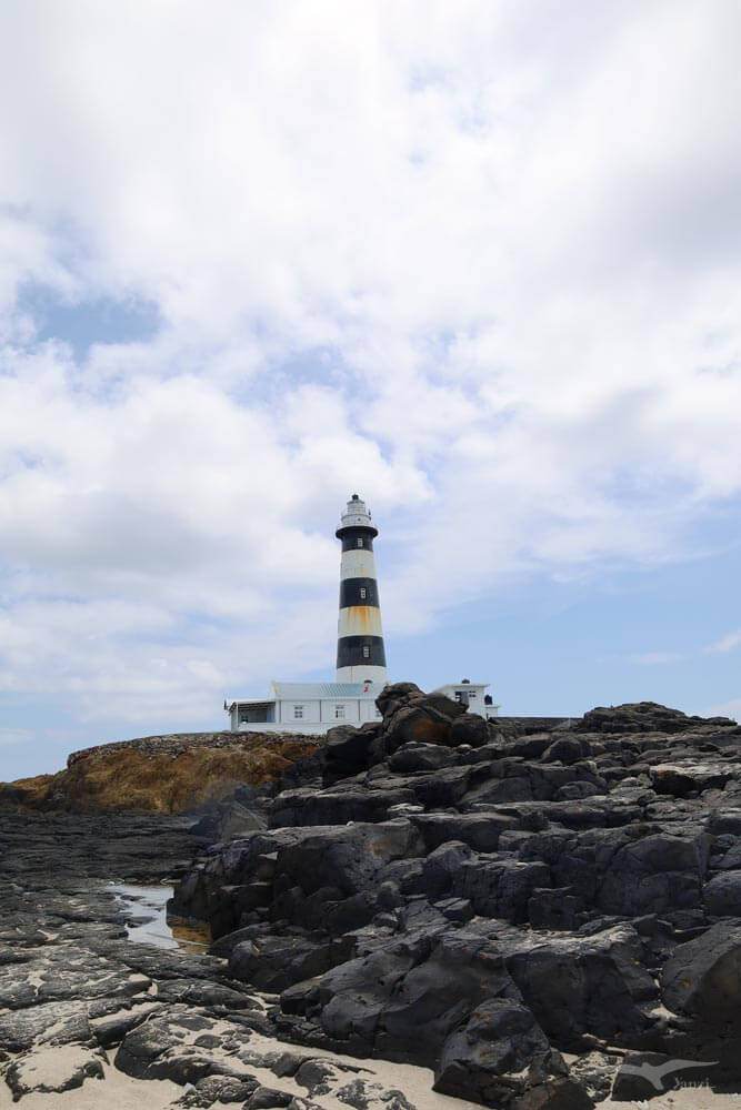 澎湖 吉貝島 目斗嶼燈塔 玄武岩