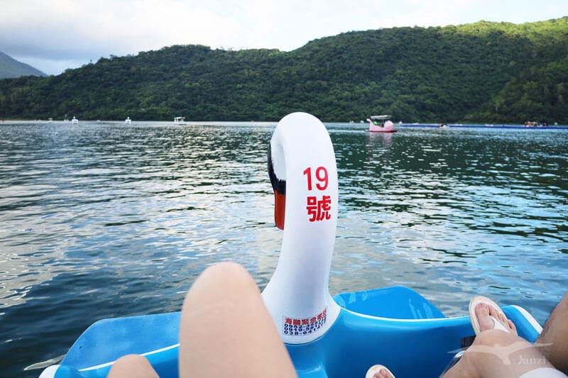 【花蓮鯉魚潭】2023花蓮紅面鴨Fun暑假｜水舞煙火秀+踩天鵝船