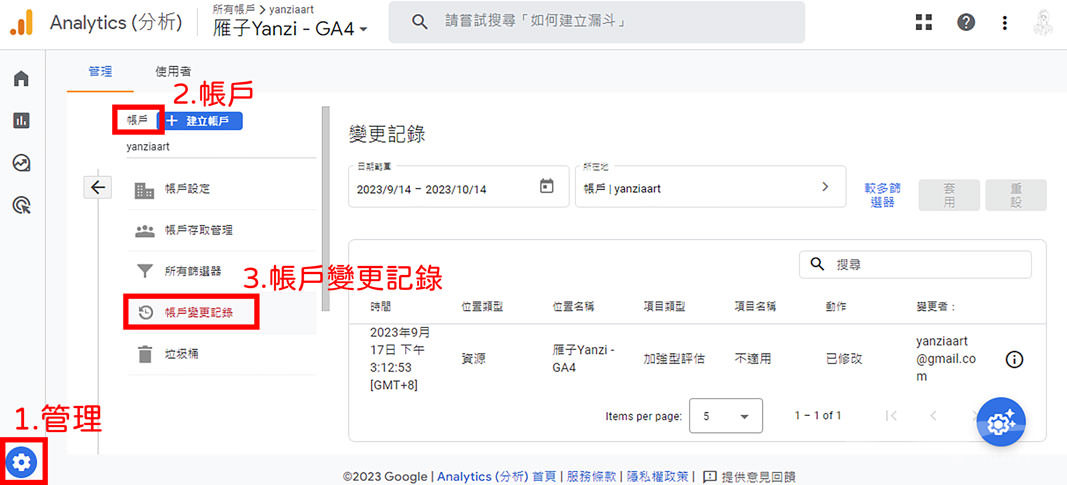 【GA4課程筆記#3】管理→帳戶｜帳戶層次結構、帳戶設定