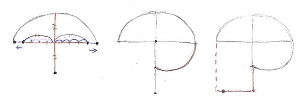 【人物素描】畫側臉|掌握臉的方向|自學畫畫#15 - 第3張圖 畫側臉1