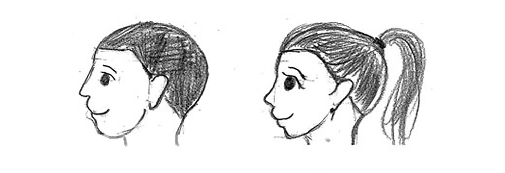 【人物素描】畫側臉|掌握臉的方向|自學畫畫#15 - 第8張圖 畫側臉6