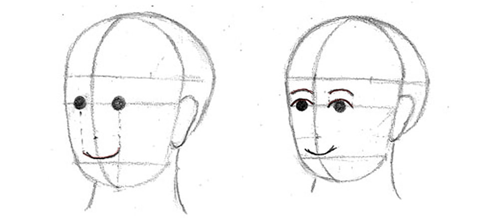 【人物素描】畫面向斜前方的臉|自學畫畫#14 - 第6張圖 【人物素描】畫面向斜前方的臉|自學畫畫#14
