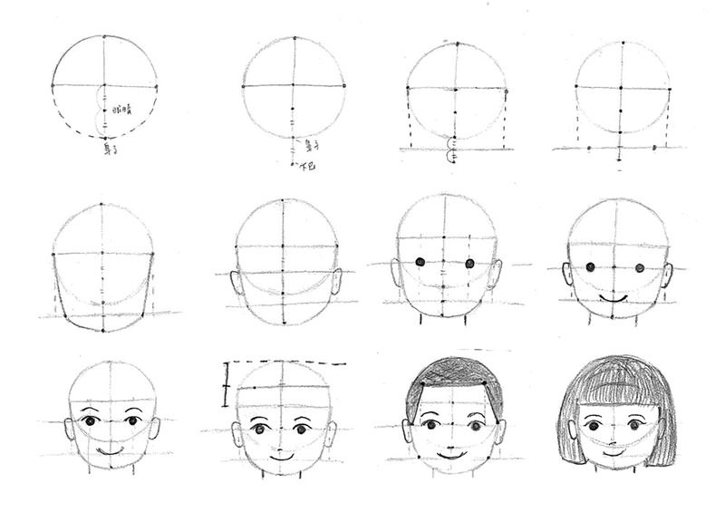 【人物素描】畫小孩的臉|小孩臉的比例|自學畫畫#13 - 第9張圖 【人物素描】畫小孩的臉|小孩臉的比例|自學畫畫#13