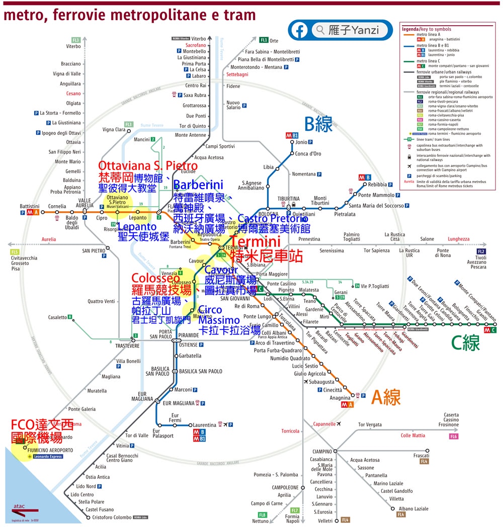 【羅馬自由行】2日遊行程/景點地圖/交通住宿/花費(含梵蒂岡