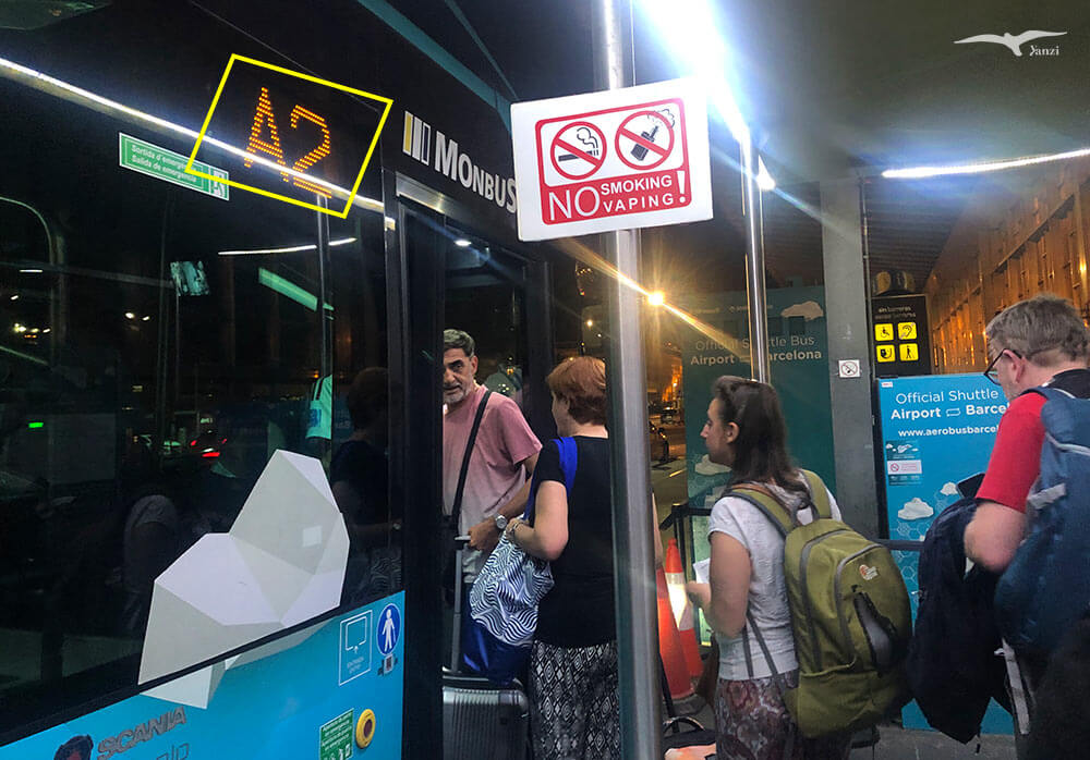 【巴塞隆納機場到市區】巴士買票/路線|Aerobus(A1A2)搭乘經驗 - 第20張圖