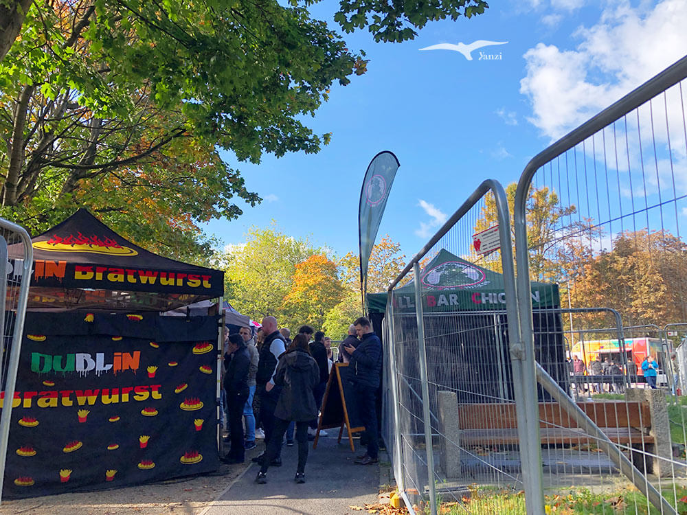 【都柏林市集】Mespil Road Lunchtime Market｜河岸邊的平日午餐市集！