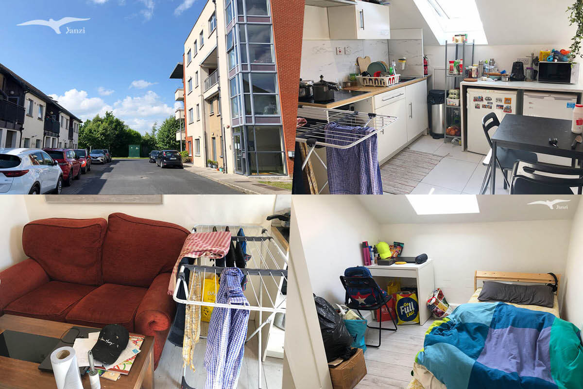 【愛爾蘭打工度假|住宿好找嗎?】都柏林看房篇|6間看房過程! - 第3張圖 【愛爾蘭打工度假|住宿好找嗎?】都柏林看房篇|6間看房過程!