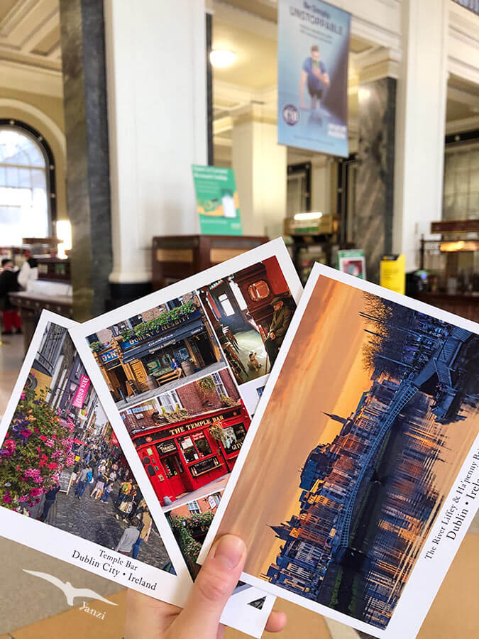 【愛爾蘭寄明信片】都柏林郵政總局GPO寄件流程＋實拍開箱！