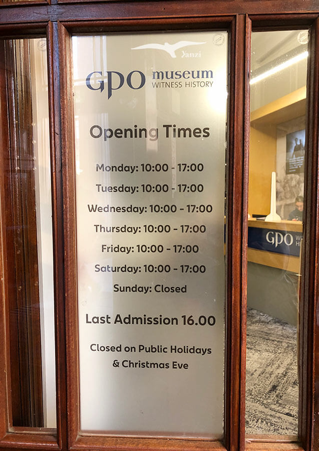 【愛爾蘭寄明信片】都柏林郵政總局GPO寄件流程＋實拍開箱！