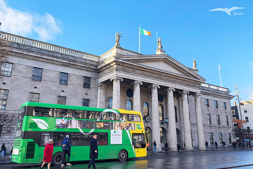 【愛爾蘭寄明信片】都柏林郵政總局GPO寄件流程＋實拍開箱！