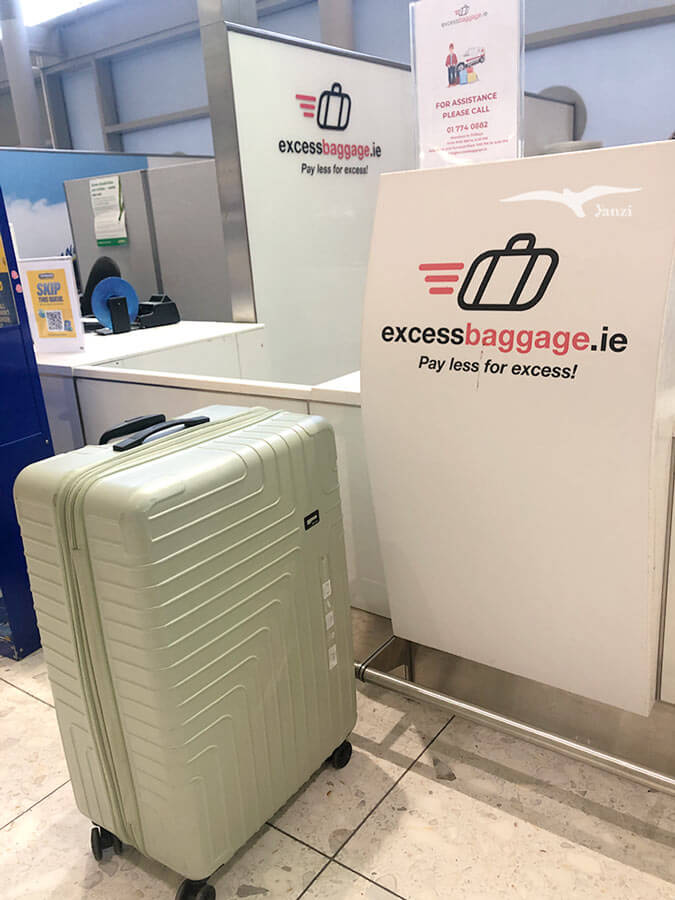 【愛爾蘭寄行李箱回台灣】都柏林機場 Excess Baggage｜28吋行李箱寄送經驗！