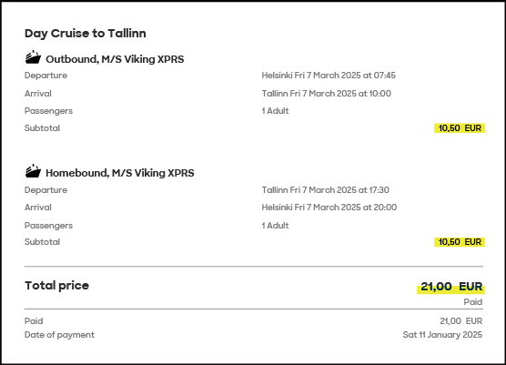 【赫爾辛基到塔林交通】Viking Line渡輪2.5小時|船票價格+實際開箱! - 第2張圖 【赫爾辛基到塔林交通】Viking Line渡輪2.5小時|船票價格+實際開箱!